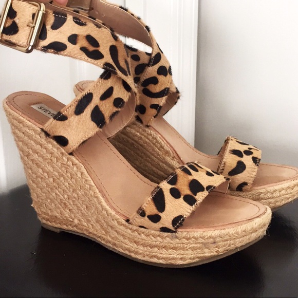 Steve Madden Shoes - SOLD- Steve Madden Fantsikl Leopard Espadrille
